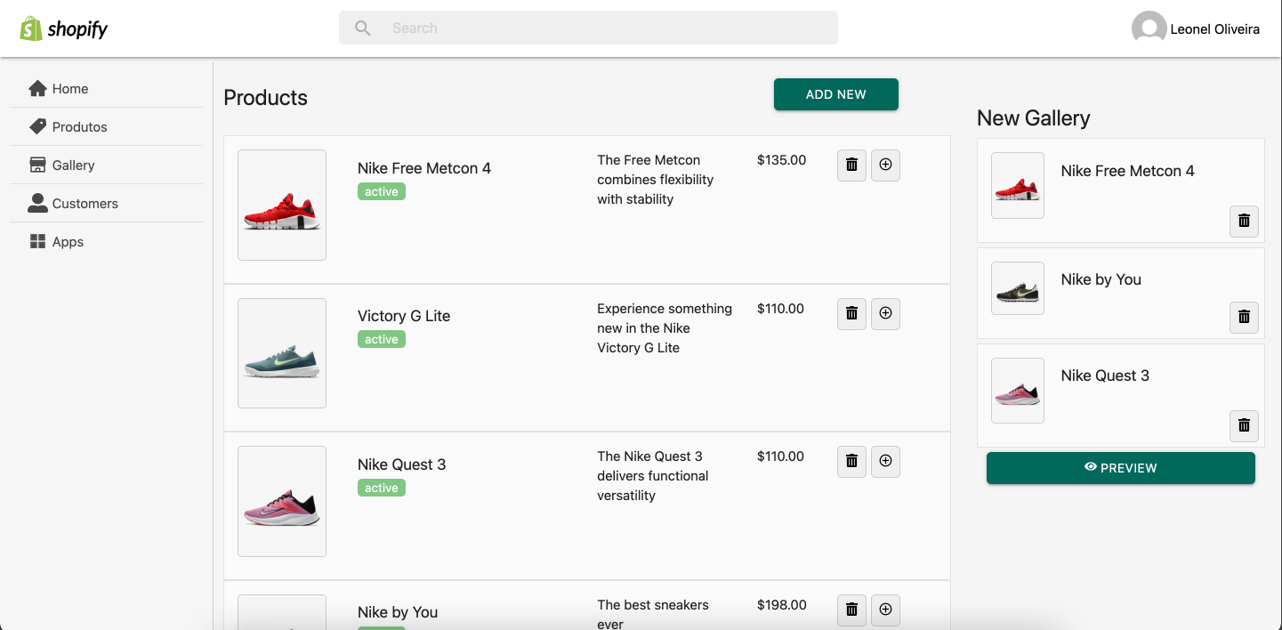 Shopify Clone